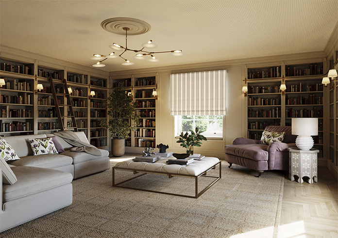 Noble Stripe, Scuffs - Twist&Fit Roman Blind - Image 7